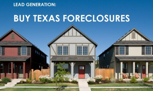 How to Buy Texas Foreclosures (Trustee Auction Leads)
