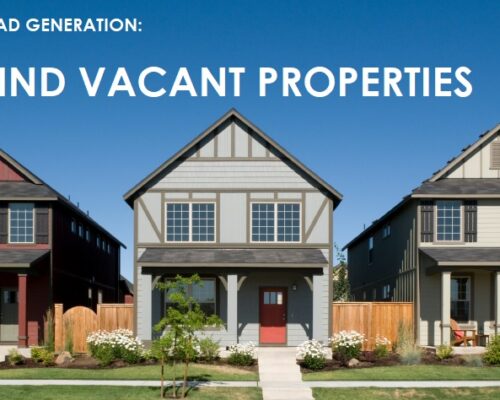 Find Vacant Properties in your backyard without driving..